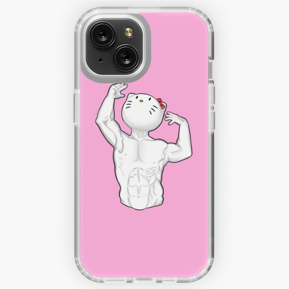  iPhone 15 Pro Muskeln werden Installiert Funny Fitness Cats  Saying Case : Cell Phones & Accessories