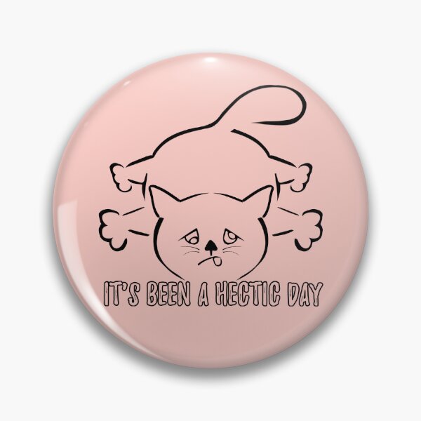 Item preview, Exhausted tired cat - cat humor - Blue monday - Almost monday designed and sold by stayartsy07.