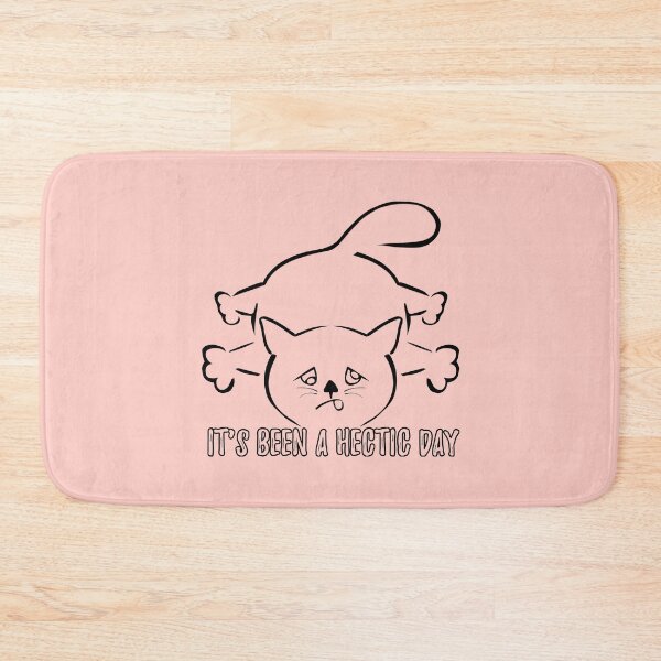 Item preview, Exhausted tired cat - cat humor - Blue monday - Almost monday designed and sold by stayartsy07.