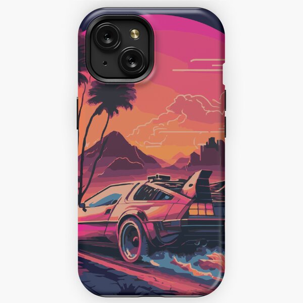 Synthwave Retro Phone Case Cover for iPhone 15 14 13 12 Pro Max XR XS X 11  7 8 Plus 13 Mini Silicone Soft Fundas Shell Capas Bag