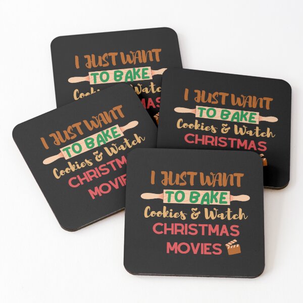 Item preview, I just want to bake cookies and watch christmas movies | black variant designed and sold by BloompodDesigns.