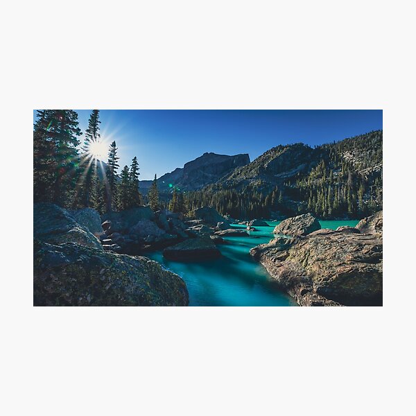 Item preview, Emerald Waters of Lake Haiyaha designed and sold by Elevated Imaging .