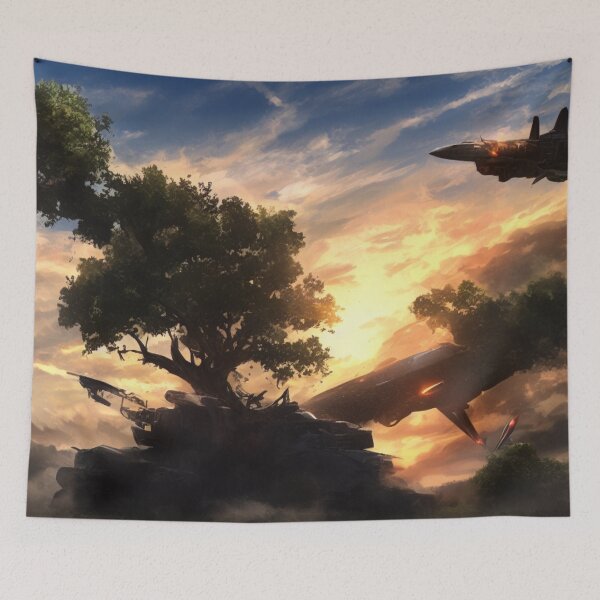Item preview, Plane Crash into a Cliffside designed and sold by DesignerKin.