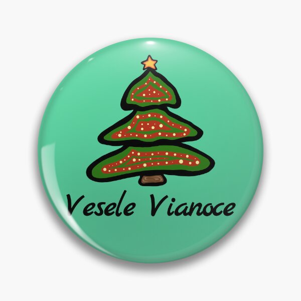 Item preview, Vesele Vianoce Slovak Christmas Tree Slovakian Greeting designed and sold by MagicBoutique.