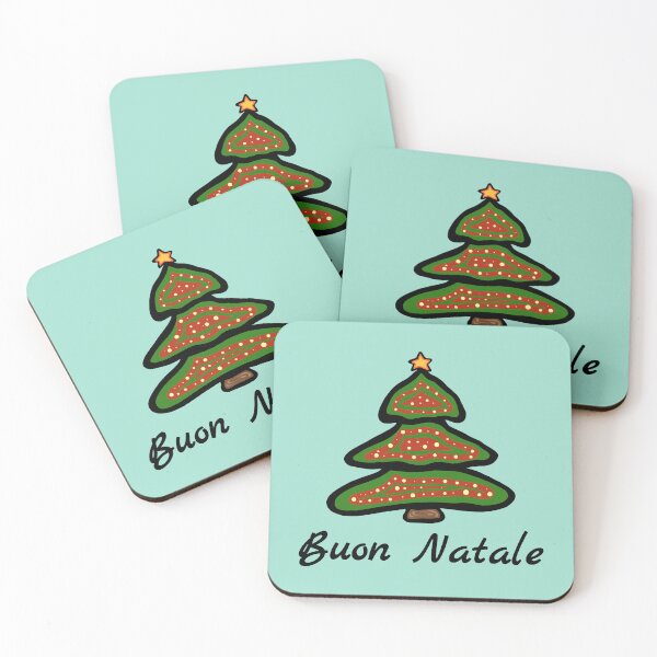 Item preview, Buon Natale Italia Christmas Tree Italian Greeting designed and sold by MagicBoutique.