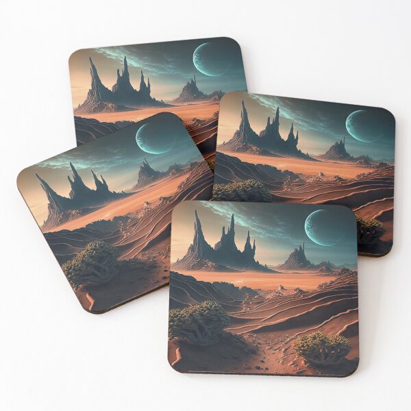 Artikelvorschau, Alien Planet Landscape entworfen und verkauft von mrlongfield.