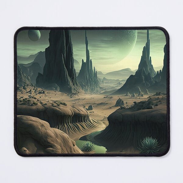 Item preview, Alien Planet Landscape designed and sold by mrlongfield.