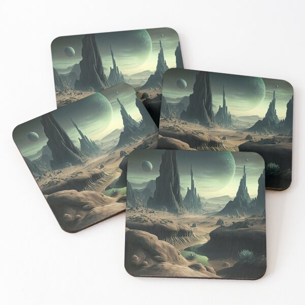 Artikelvorschau, Alien Planet Landscape entworfen und verkauft von mrlongfield.