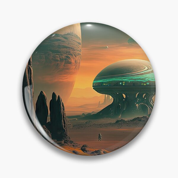Artikelvorschau, Alien Planet Landscape entworfen und verkauft von mrlongfield.