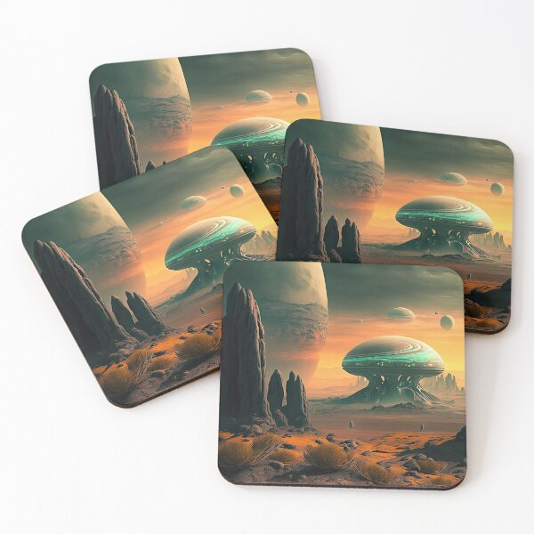 Artikelvorschau, Alien Planet Landscape entworfen und verkauft von mrlongfield.