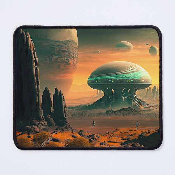 Item preview, Alien Planet Landscape designed and sold by mrlongfield.