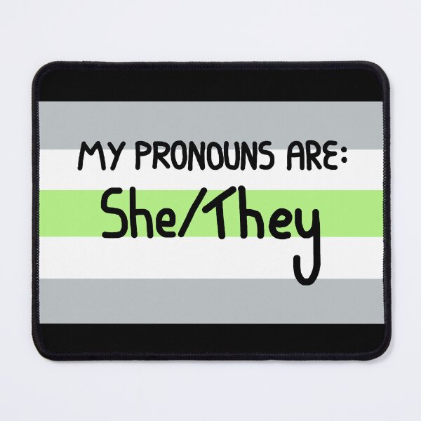 Item preview, Agender she they designed and sold by AmIAnAngelYet.