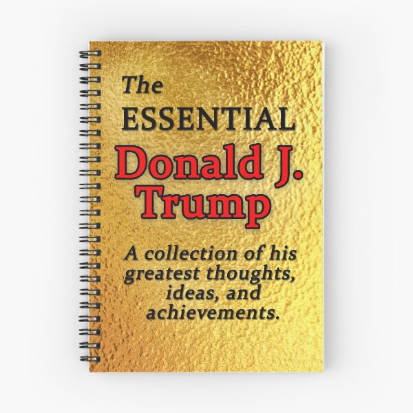 Item preview, The Essential Donald Trump Gold Edition BLANK BOOK designed and sold by LoveAndDefiance.