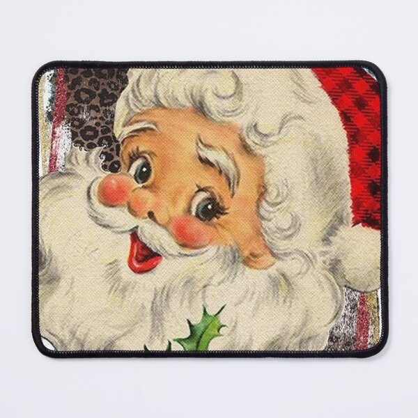 Item preview, Retro Vintage Pink Santa Clause designed and sold by Mseabro.