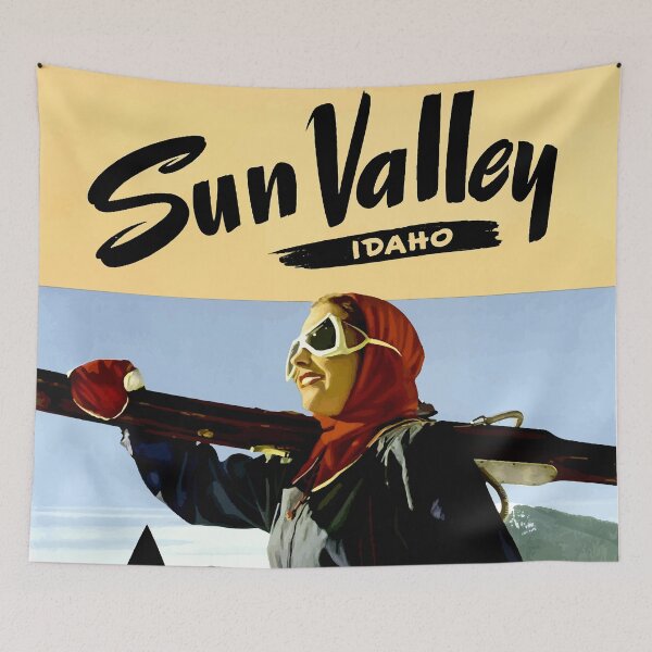 Item preview, Sun Valley Idaho - Vintage Travel designed and sold by Culturio.
