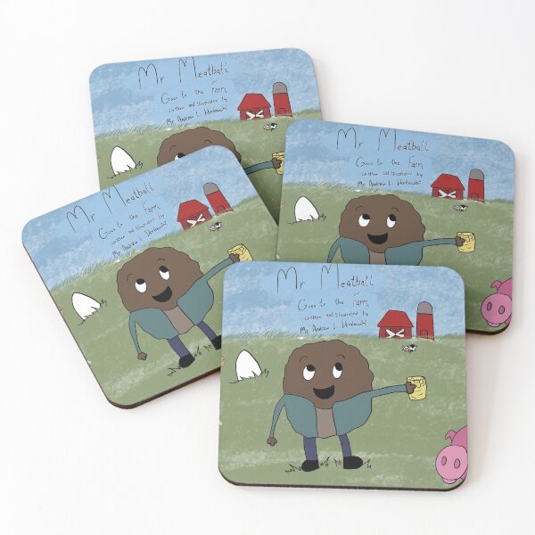 Item preview, Mr Meatball Goes to the Farm Remaster Cover  designed and sold by Zoo-by-AJ.