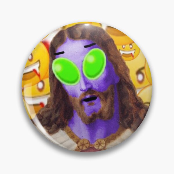 Item preview, Jesus Christ Weird Alien Guy Emoji designed and sold by ChristCustoms.