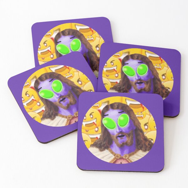 Item preview, Jesus Christ Weird Alien Guy Emoji designed and sold by ChristCustoms.