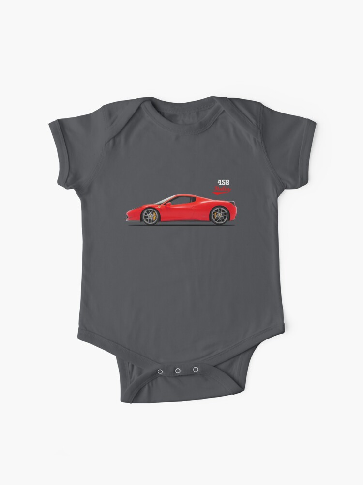 458 Italia Baby One Piece By Rogue Design Redbubble
