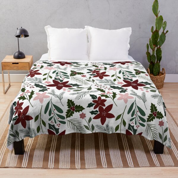 Item preview, holly jolly florals designed and sold by CdLdesignco.