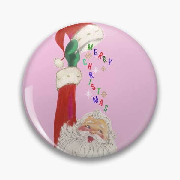 Item preview, Retro vintage pink santa claus designed and sold by jee532.