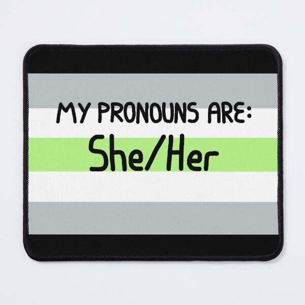 Item preview, Agender she her designed and sold by AmIAnAngelYet.