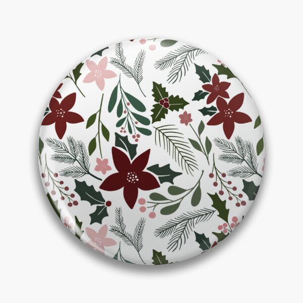 Item preview, holly jolly florals designed and sold by CdLdesignco.