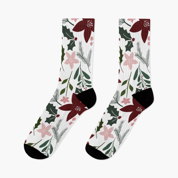 Item preview, holly jolly florals designed and sold by CdLdesignco.