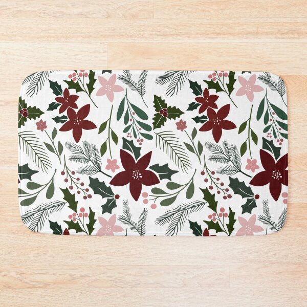 Item preview, holly jolly florals designed and sold by CdLdesignco.