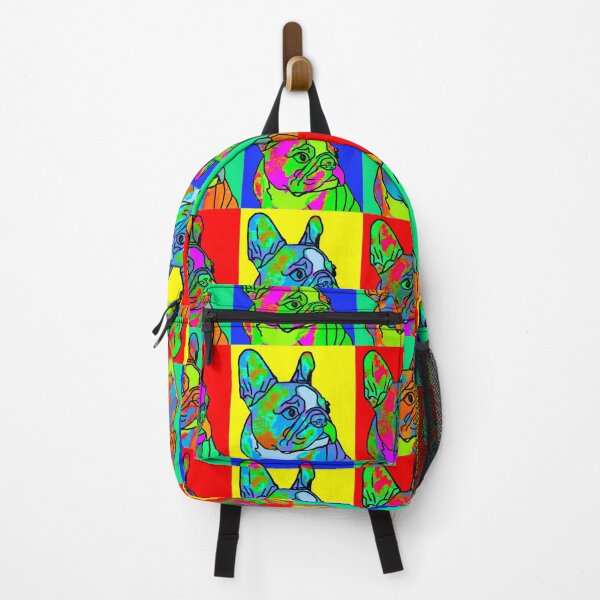 Item preview, Adorable Cool French Bulldog Art – Funky Frenchie Dogs Warhol style designed and sold by Vividality.