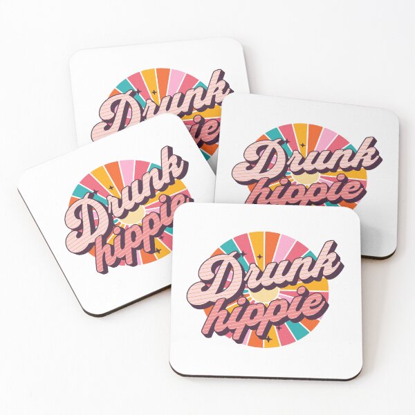 Item preview, Drunk Hippie - Drinking Humor Christmas Gift For Hippies designed and sold by AlanPhotoArt.