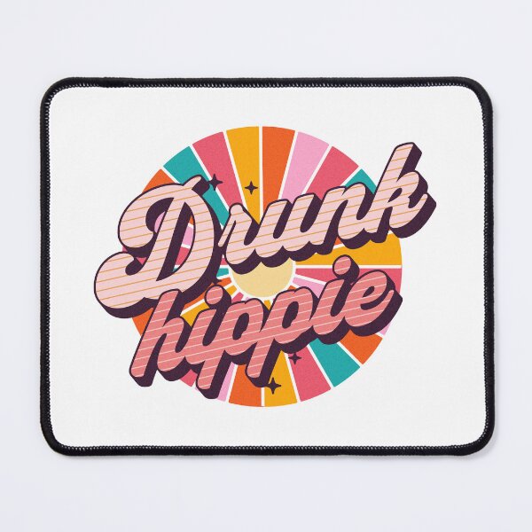 Item preview, Drunk Hippie - Drinking Humor Christmas Gift For Hippies designed and sold by AlanPhotoArt.