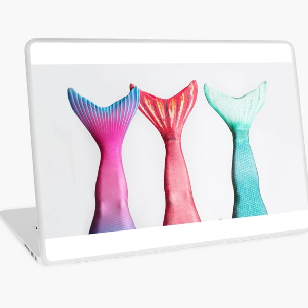 Three Mermaid Tails Laptop Skin