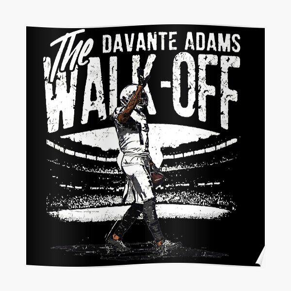 Davante Adams Vintage Green Bay Packers Poster Wall Art Printable