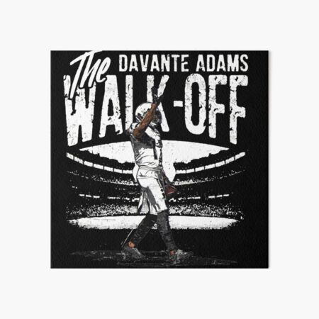 Davante Adams Alternate Jersey Art Board Print for Sale by