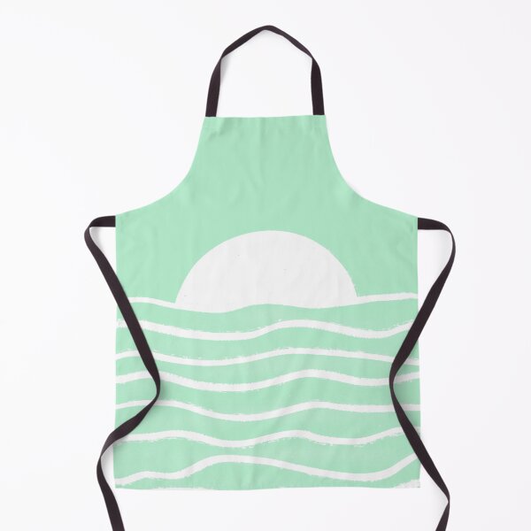 Item preview, Copy of Moon setting on waves -mint designed and sold by PrettywithColor.