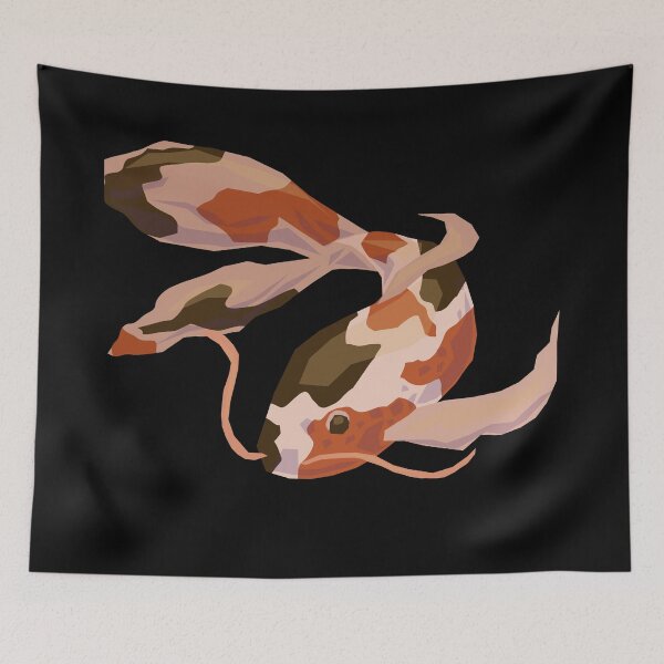 Item preview, Beautiful geometric koi fish designed and sold by LeLimone.