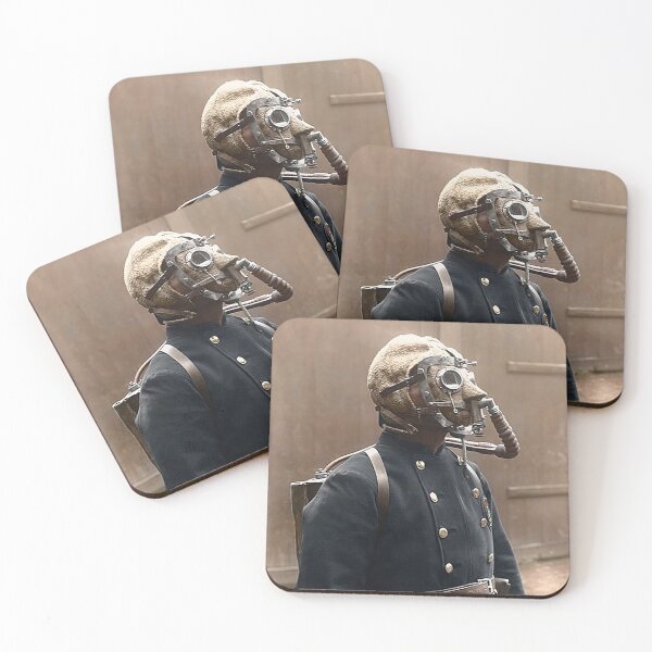 Item preview, 1908 Firefighter with oxygen mask,  Historical Firefighter gear, Steampunk firefighter designed and sold by Nostrathomas66.