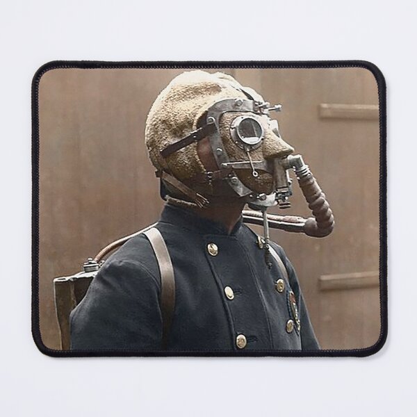 Item preview, 1908 Firefighter with oxygen mask,  Historical Firefighter gear, Steampunk firefighter designed and sold by Nostrathomas66.