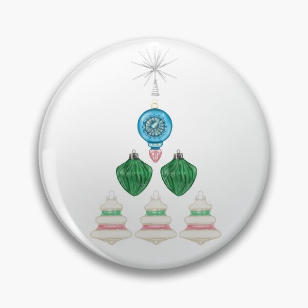 Artikelvorschau, Vintage Glass Ornaments - Charcoal entworfen und verkauft von HB Loves Crafts.
