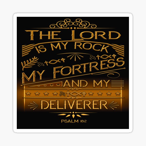Item preview, The Lord Is My Rock Psalm 18:2 designed and sold by unwaveringfaith.