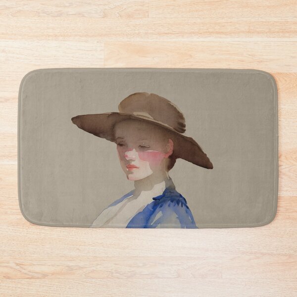 Item preview, Watercolor Vintage portrait of a girl, original art, vintage female portrait,  Portrait painting woman, Vintage fine art painting designed and sold by Artsareus.