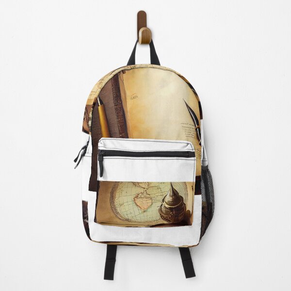 Item preview, Pirates notebook with treasure map and magnifying glass. designed and sold by TheBrainArt.