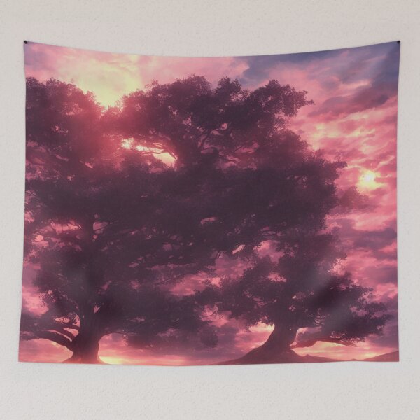 Item preview, The World Tree - Pink Sunset designed and sold by DesignerKin.