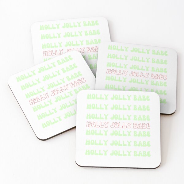 Item preview, rojo y verde holly alegre babe designed and sold by carolineartshop.