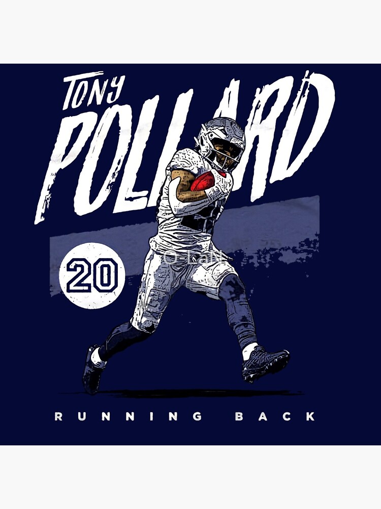 Tony Pollard Dallas Cowboys Men's Navy Any Name & Number Logo T-Shirt 