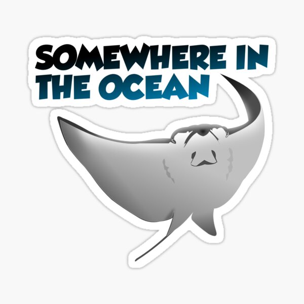 Stingray - Somewhere In The Ocean Sticker