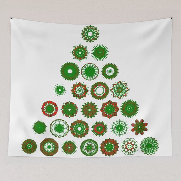 Item preview, Festive large tree set unique design W7.1 designed and sold by fishpressink.