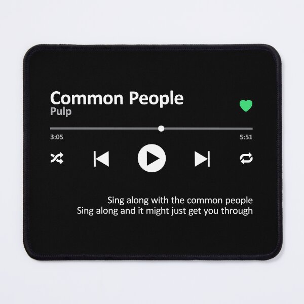Item preview, Common People Streaming designed and sold by TraceTheFace.