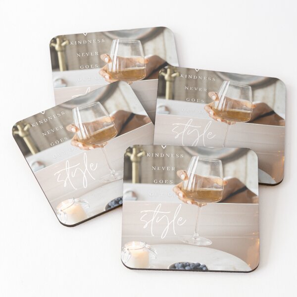 Item preview, Kindness Never Goes Out of Style - Wine Print designed and sold by Femme Pastel Collective.